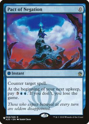 Pact of Negation card from The List Reprints