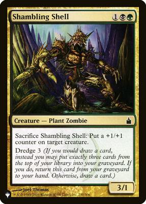 Shambling Shell card from The List Reprints