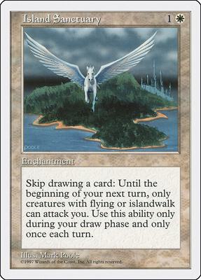 Island Sanctuary card from Fifth Edition