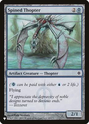 Spined Thopter card from The List Reprints