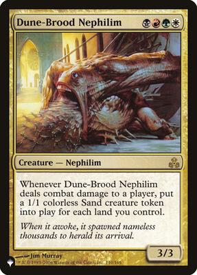 Dune-Brood Nephilim card from The List Reprints