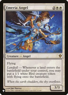 Emeria Angel card from The List Reprints