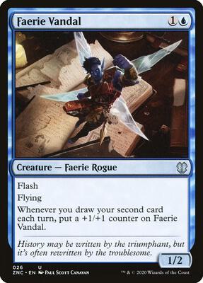 Faerie Vandal card from Commander: Zendikar Rising