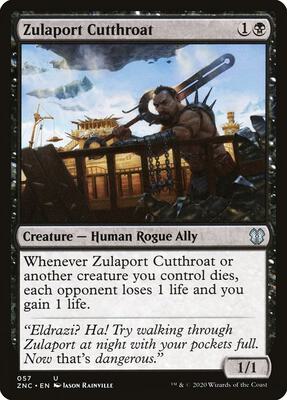 Zulaport Cutthroat card from Commander: Zendikar Rising