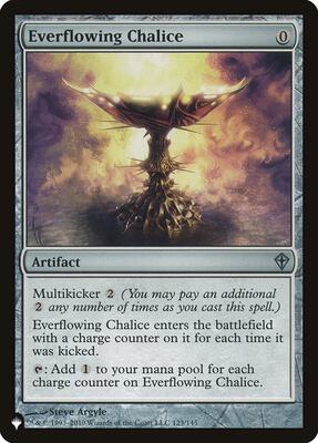 Everflowing Chalice card from The List Reprints
