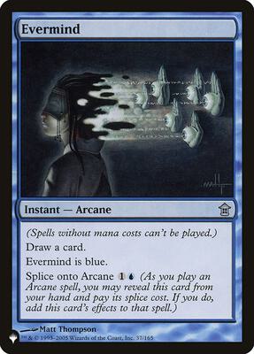 Evermind card from The List Reprints