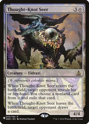 Thought-Knot Seer card from The List Reprints