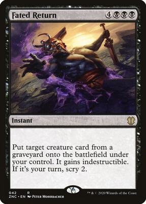Fated Return card from Commander: Zendikar Rising