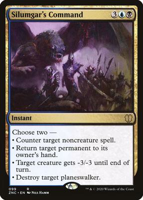Silumgar's Command card from Commander: Zendikar Rising