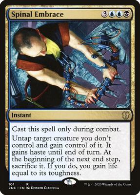Spinal Embrace card from Commander: Zendikar Rising