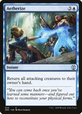 Aetherize card from Commander: Zendikar Rising