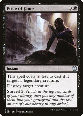 Price of Fame card from Commander: Zendikar Rising