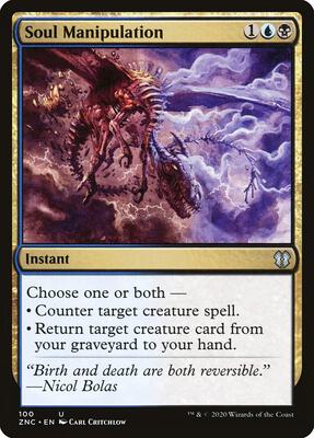 Soul Manipulation card from Commander: Zendikar Rising