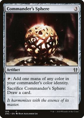 Commander's Sphere card from Commander: Zendikar Rising