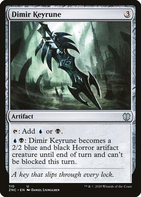 Dimir Keyrune card from Commander: Zendikar Rising