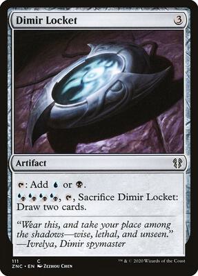 Dimir Locket card from Commander: Zendikar Rising