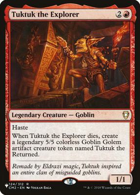 Tuktuk the Explorer card from The List Reprints