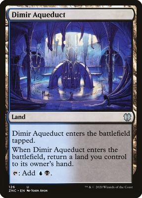 Dimir Aqueduct card from Commander: Zendikar Rising