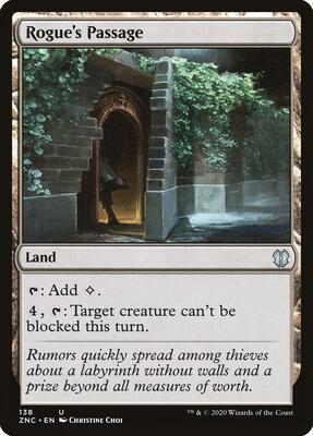 Rogue's Passage card from Commander: Zendikar Rising
