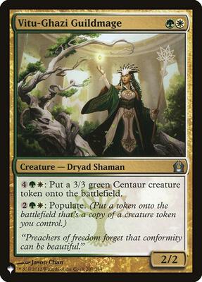Vitu-Ghazi Guildmage card from The List Reprints