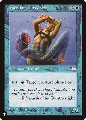 Vodalian Illusionist card from The List Reprints