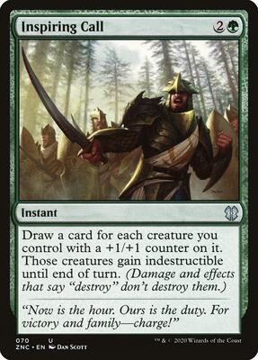 Inspiring Call card from Commander: Zendikar Rising