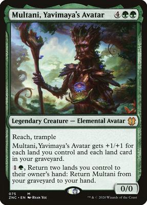 Multani, Yavimaya's Avatar card from Commander: Zendikar Rising