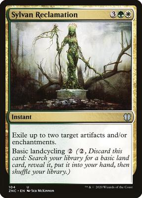 Sylvan Reclamation card from Commander: Zendikar Rising