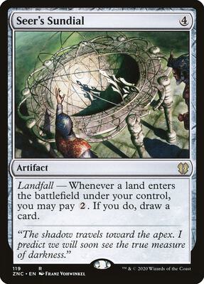 Seer's Sundial card from Commander: Zendikar Rising