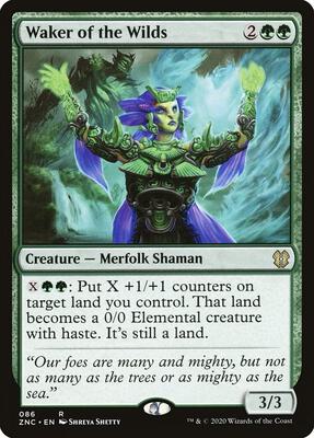Waker of the Wilds card from Commander: Zendikar Rising
