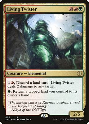 Living Twister card from Commander: Zendikar Rising