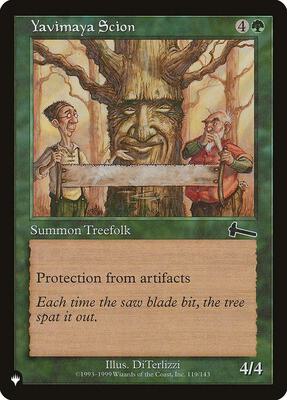 Yavimaya Scion card from The List Reprints