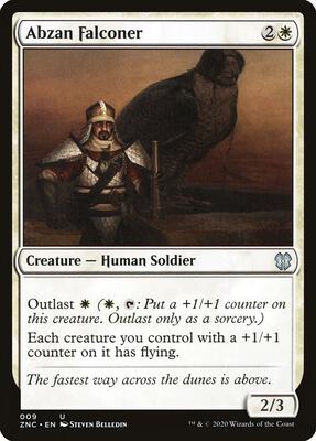 Abzan Falconer card from Commander: Zendikar Rising