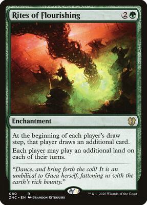 Rites of Flourishing card from Commander: Zendikar Rising