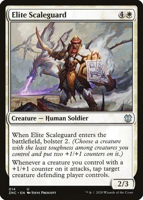 Elite Scaleguard card from Commander: Zendikar Rising