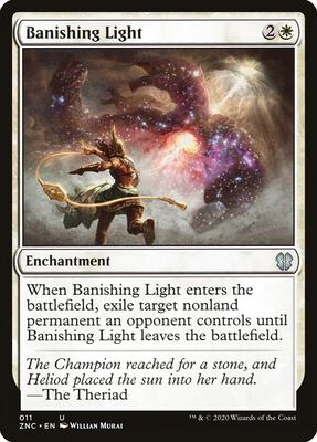 Banishing Light card from Commander: Zendikar Rising