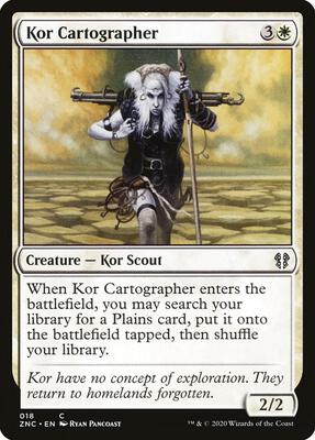 Kor Cartographer card from Commander: Zendikar Rising