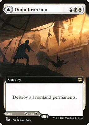 Ondu Inversion (Extended Art) card from Zendikar Rising