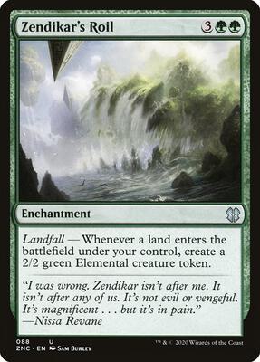 Zendikar's Roil card from Commander: Zendikar Rising
