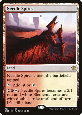 Needle Spires card from Commander: Zendikar Rising