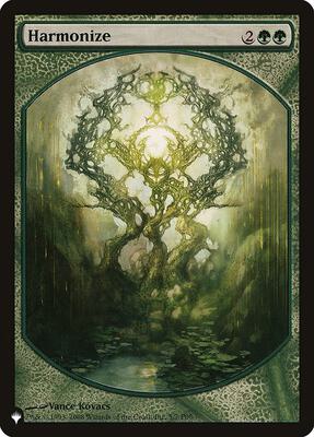 Harmonize (P08) card from The List Reprints