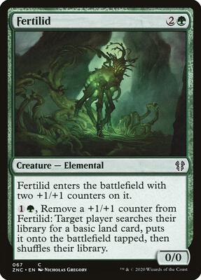 Fertilid card from Commander: Zendikar Rising