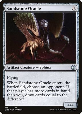 Sandstone Oracle card from Commander: Zendikar Rising