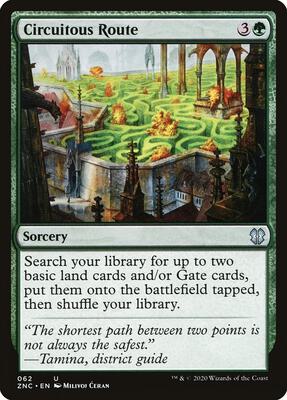 Circuitous Route card from Commander: Zendikar Rising