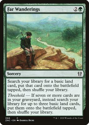 Far Wanderings card from Commander: Zendikar Rising