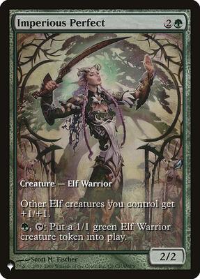 Imperious Perfect (CHAMPS) card from The List Reprints