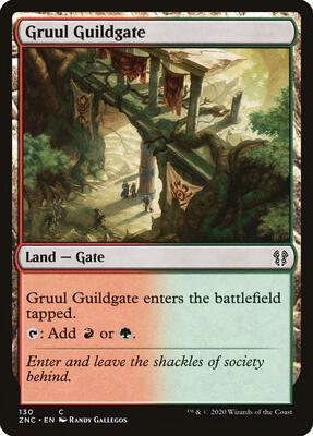 Gruul Guildgate card from Commander: Zendikar Rising