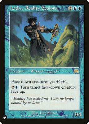 Ixidor, Reality Sculptor card from The List Reprints