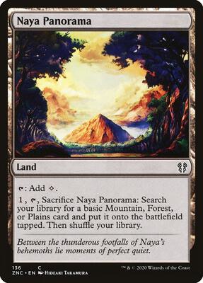 Naya Panorama card from Commander: Zendikar Rising