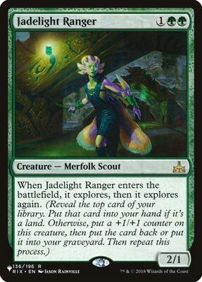 Jadelight Ranger card from The List Reprints